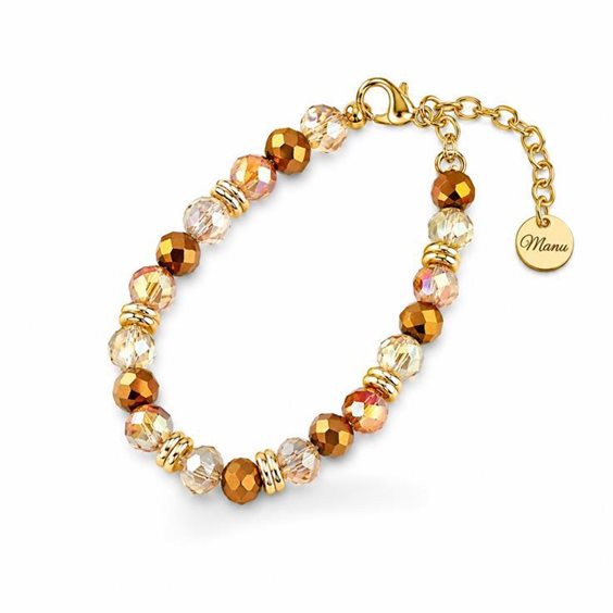 Bracelet Manu Bracelets and More Femme Lumina in Acier Cristallo KR11G-AM - KR11G-AM